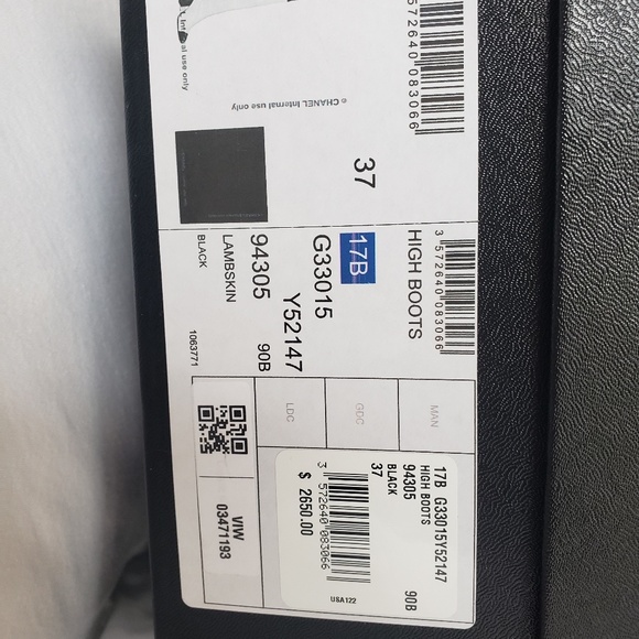 CHANEL Stretch Leather French Cuff Thigh High Over - Picture 3 of 8